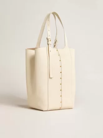 24/7 Bag North South aus butterfarbenem Leder mit verstellbaren Henkeln