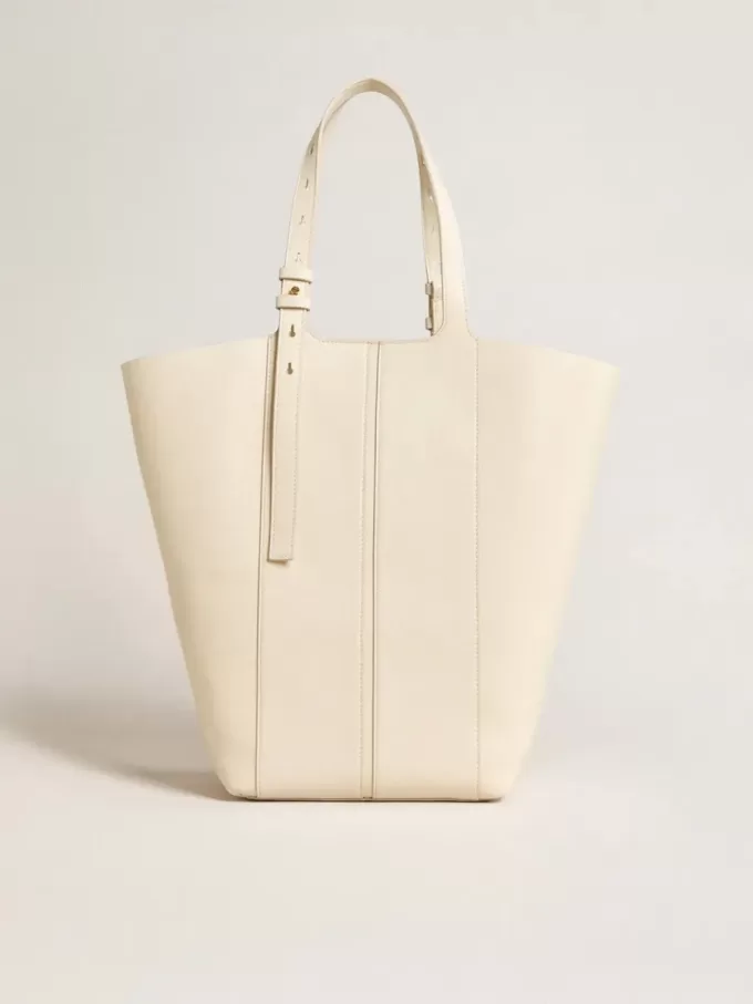 24/7 Bag North South aus butterfarbenem Leder mit verstellbaren Henkeln