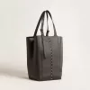 24/7 Bag North South aus schwarzem Leder mit verstellbaren Henkeln 24/7 Bag North South aus schwarzem Leder mit verstellbaren Henkeln