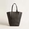 24/7 Bag North South aus schwarzem Leder mit verstellbaren Henkeln 24/7 Bag North South aus schwarzem Leder mit verstellbaren Henkeln