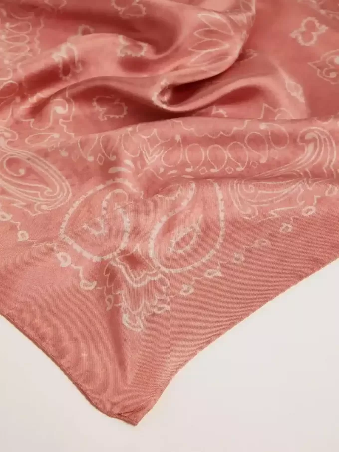 Altrosa Schal mit Paisley-Print Altrosa Schal mit Paisley-Print