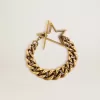 Armband aus antikgoldener Kette mit sternförmigem Verschluss Armband aus antikgoldener Kette mit sternförmigem Verschluss