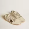 Ball Star aus Mesh und Leder mit metallischem Lederstern und Fersenlasche Ball Star aus Mesh und Leder mit metallischem Lederstern und Fersenlasche