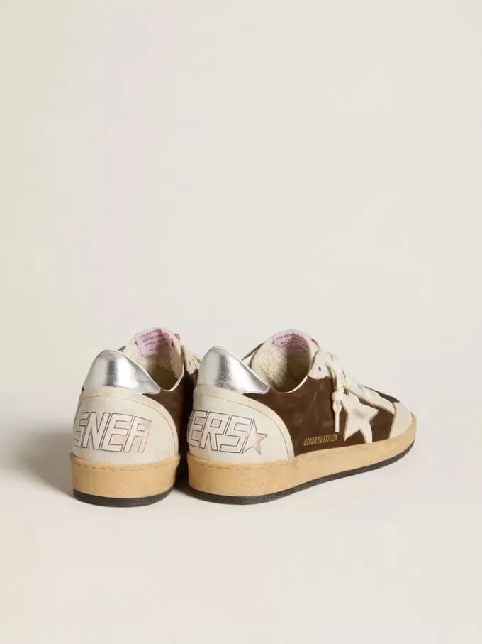 Ball Star aus Wildleder mit Lederstern und metallischer Lederferse