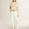 Ball Star für Damen aus beigem Wildleder mit weißem Lederstern und Fersenlasche Ball Star für Damen aus beigem Wildleder mit weißem Lederstern und Fersenlasche