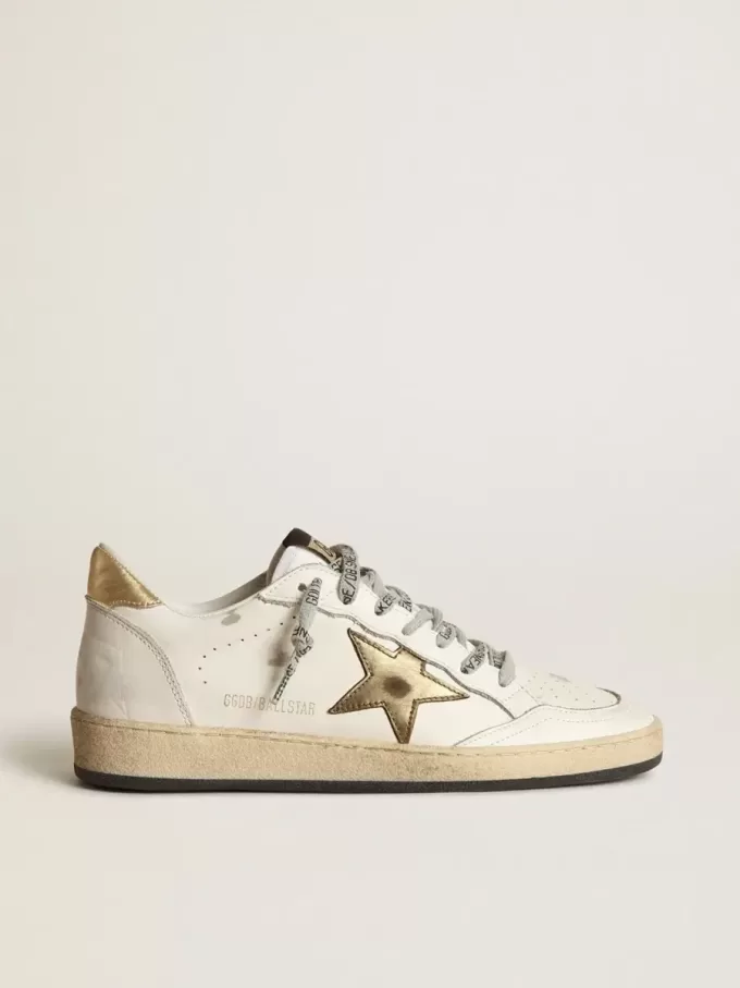Ball Star für Damen mit goldenem Stern und Fersenlasche