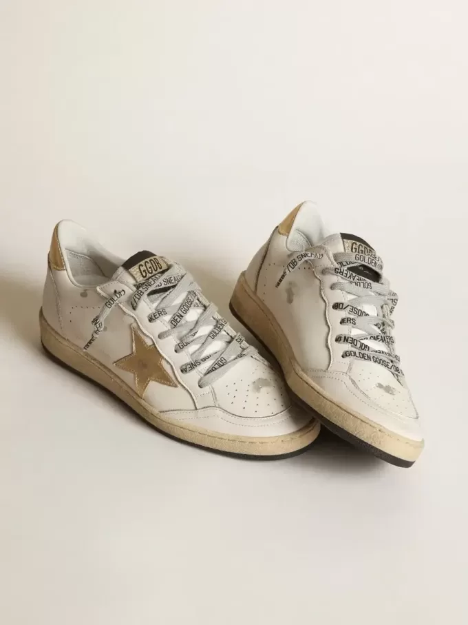 Ball Star für Damen mit goldenem Stern und Fersenlasche