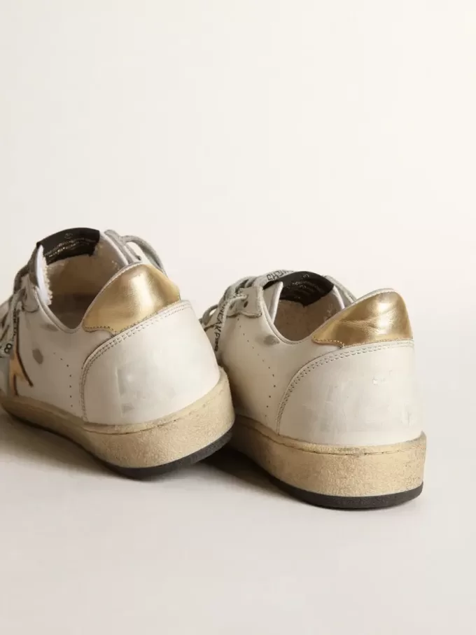 Ball Star für Damen mit goldenem Stern und Fersenlasche