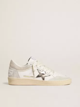 Ball Star für Damen mit metallischem Lederstern und glänzender Lederferse