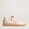 Ball Star LTD aus Canvas und Nappa mit bronzefarbenem Metallic-Lederstern Ball Star LTD aus Canvas und Nappa mit bronzefarbenem Metallic-Lederstern