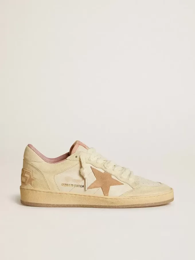 Ball Star LTD aus Leder und Wildleder mit Wildlederstern und Fersenlasche