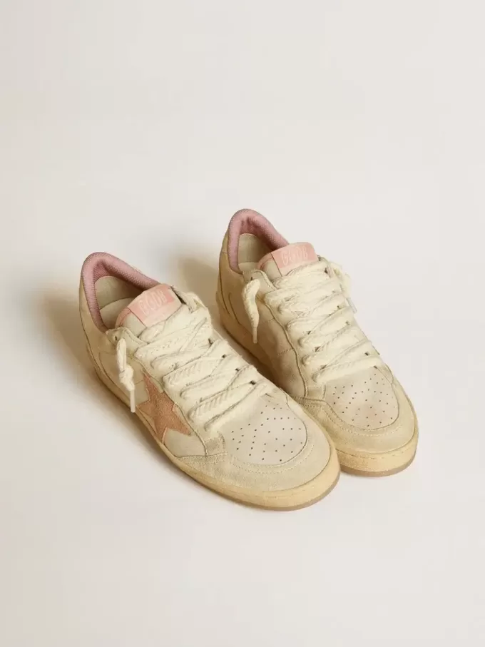 Ball Star LTD aus Leder und Wildleder mit Wildlederstern und Fersenlasche
