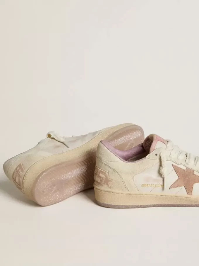 Ball Star LTD aus Leder und Wildleder mit Wildlederstern und Fersenlasche