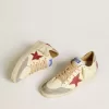 Ball Star LTD für Damen aus Nappaleder mit Lederstern und silbernem Wildleder-Fersenriemen