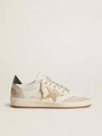 Ball Star LTD für Damen mit goldenem Stern und schwarzer Fersenlasche