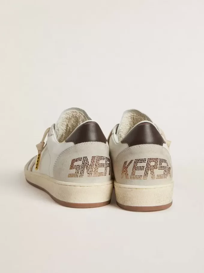Ball Star LTD für Damen mit goldenem Stern und schwarzer Fersenlasche