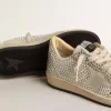 Ball Star LTD für Damen mit Swarovski-Kristallen und grauem Wildlederstern Ball Star LTD für Damen mit Swarovski-Kristallen und grauem Wildlederstern