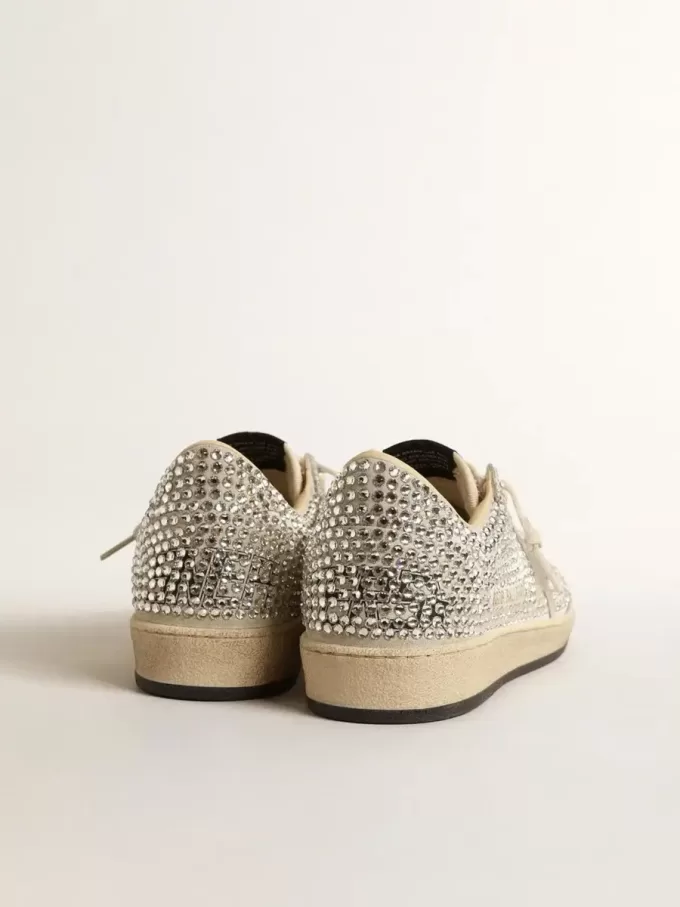 Ball Star LTD für Damen mit Swarovski-Kristallen und grauem Wildlederstern Ball Star LTD für Damen mit Swarovski-Kristallen und grauem Wildlederstern