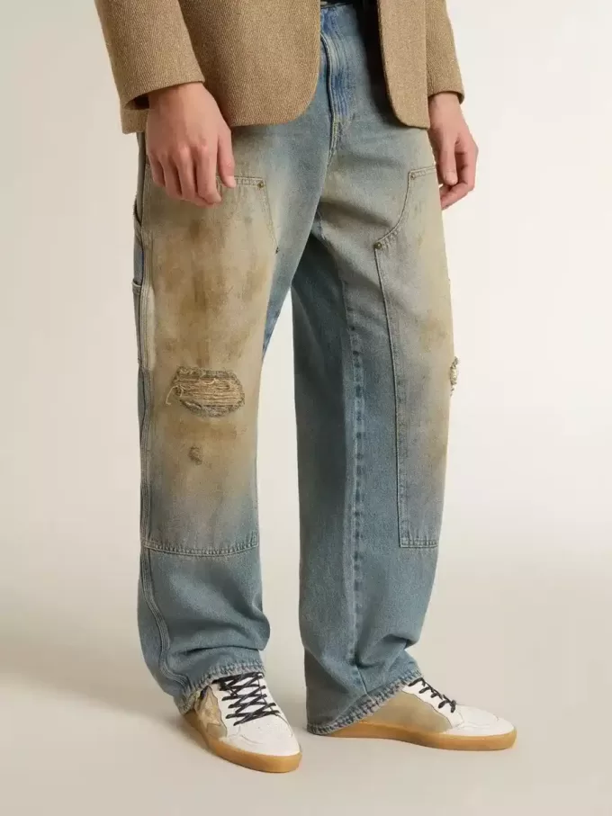 Ball Star LTD mit folienbeschichtetem Crackle-Lederstern und brauner Leder-Fersenlasche