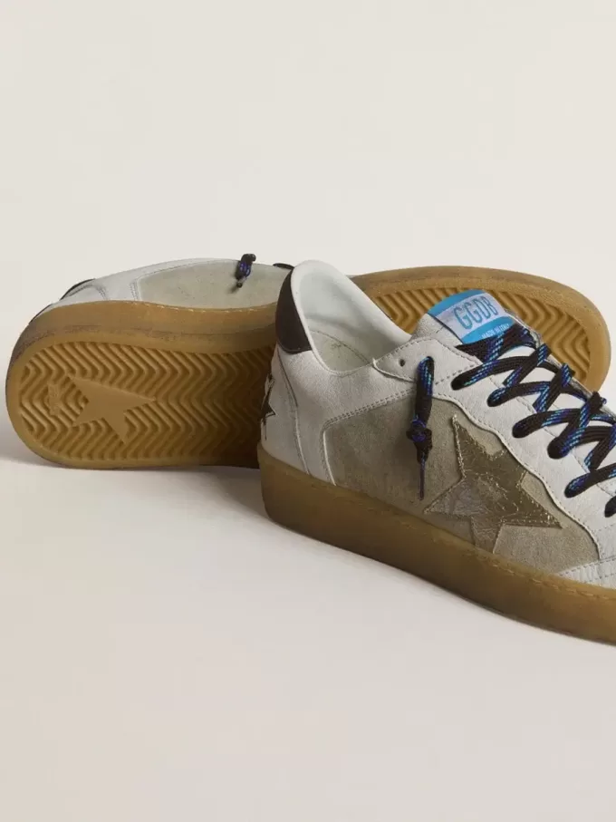 Ball Star LTD mit folienbeschichtetem Crackle-Lederstern und brauner Leder-Fersenlasche