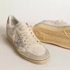 Ball Star LTD mit Glitzerstern und rosa Wildleder-Fersenlasche