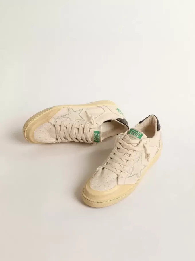 Ball Star LTD mit vanillefarbenem Canvas-Stern und Leder-Fersenlasche