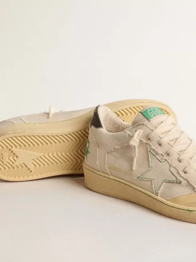 Ball Star LTD mit vanillefarbenem Canvas-Stern und Leder-Fersenlasche