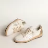 Ball Star mit metallischem Lederstern und glitzernder Fersenlasche