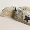 Ball Star mit schwarzem Stern und blauem Wildleder-Fersenlasche