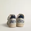 Ball Star mit schwarzem Stern und blauem Wildleder-Fersenlasche