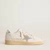 Ball Star mit Stern aus Wildleder und Fersenlasche aus Metallic-Leder