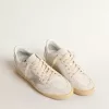 Ball Star mit Stern aus Wildleder und Fersenlasche aus Metallic-Leder