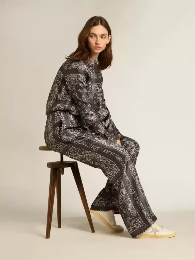 Ball Star mit Stern aus Wildleder und Fersenlasche aus Metallic-Leder