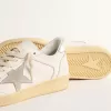Ball Star mit Stern aus Wildleder und Fersenlasche aus Metallic-Leder