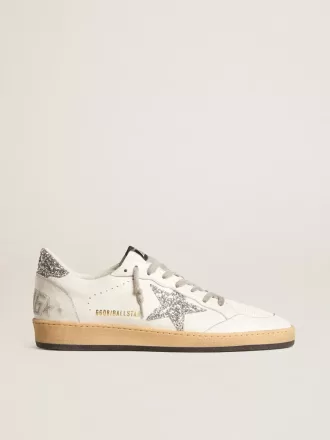 Ball Star Wishes für Damen aus Nappaleder mit Glitzerstern und Fersenlasche