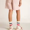 Ball Star Young aus Nappa mit Nappa-Stern und rosa Wildleder-Fersenlasche Ball Star Young aus Nappa mit Nappa-Stern und rosa Wildleder-Fersenlasche