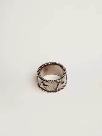 Bandring in antikem Silber