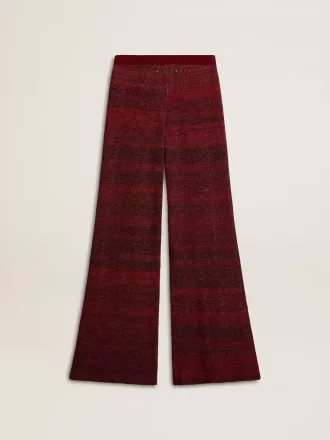 Baumwollhose mit unregelmäßigen Streifen