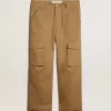 Beige-Khaki-Cargohose Beige-Khaki-Cargohose