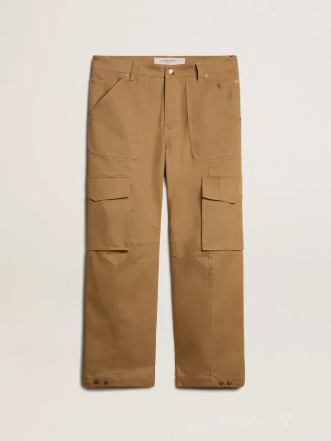 Beige-Khaki-Cargohose Beige-Khaki-Cargohose