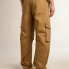 Beige-Khaki-Cargohose Beige-Khaki-Cargohose