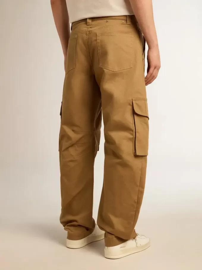 Beige-Khaki-Cargohose Beige-Khaki-Cargohose