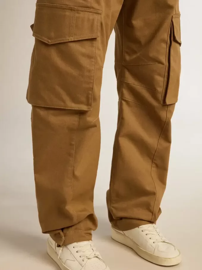 Beige-Khaki-Cargohose Beige-Khaki-Cargohose