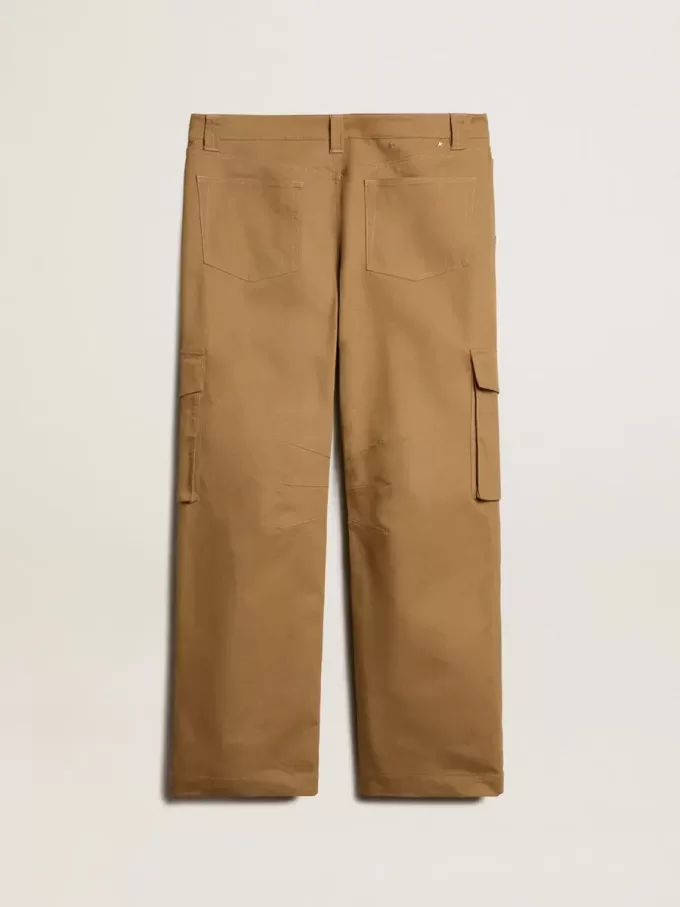 Beige-Khaki-Cargohose Beige-Khaki-Cargohose