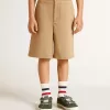 Beigefarbene Baumwollshorts für Jungen