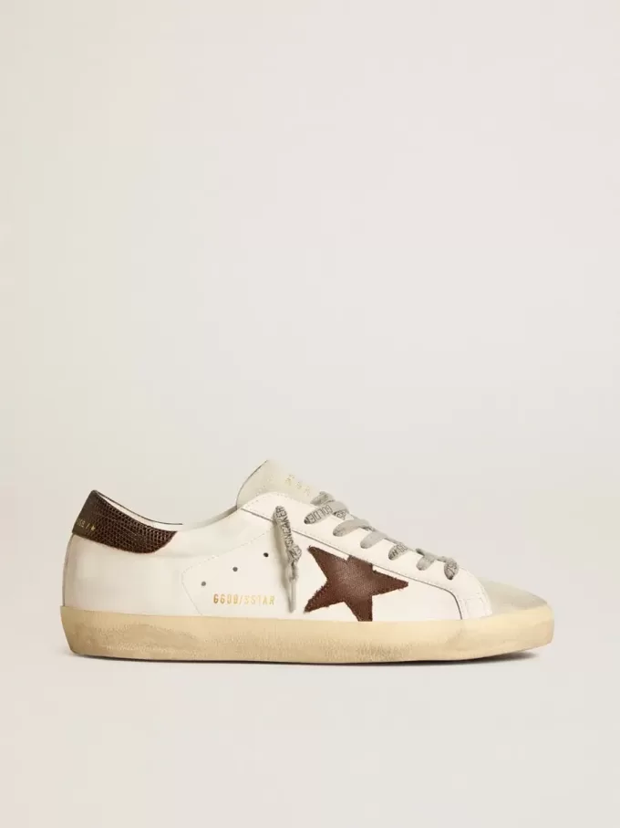 Bio-basierter Super-Star für Herren mit Canvas-Stern und dunkelbrauner Leder-Fersenlasche Bio-basierter Super-Star für Herren mit Canvas-Stern und dunkelbrauner Leder-Fersenlasche