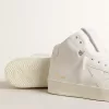 Biobasierter Mid-Stardan für Damen mit weißem Stern und Fersenlasche Biobasierter Mid-Stardan für Damen mit weißem Stern und Fersenlasche