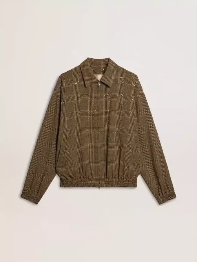 Bomberjacke aus Wolle für Damen Bomberjacke aus Wolle für Damen