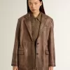 Braune Lederjacke für Damen Braune Lederjacke für Damen