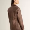 Braune Lederjacke für Damen Braune Lederjacke für Damen